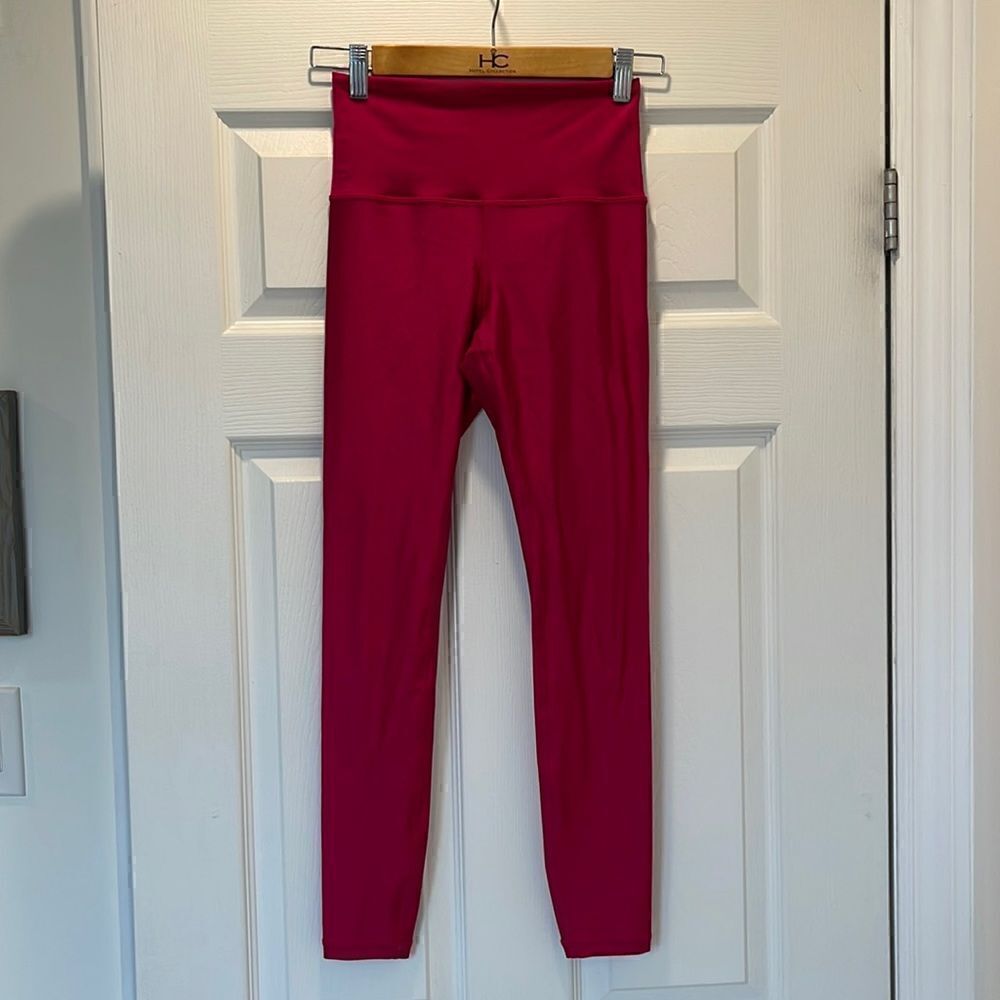 Athleta Shine Tight Legging, Magenta, XS.